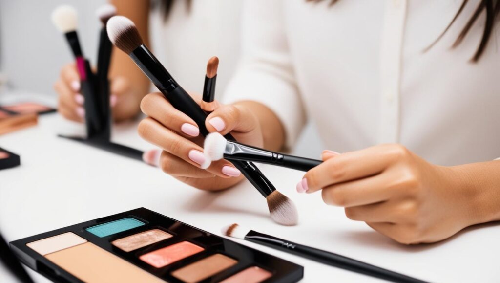 applying tropic make up