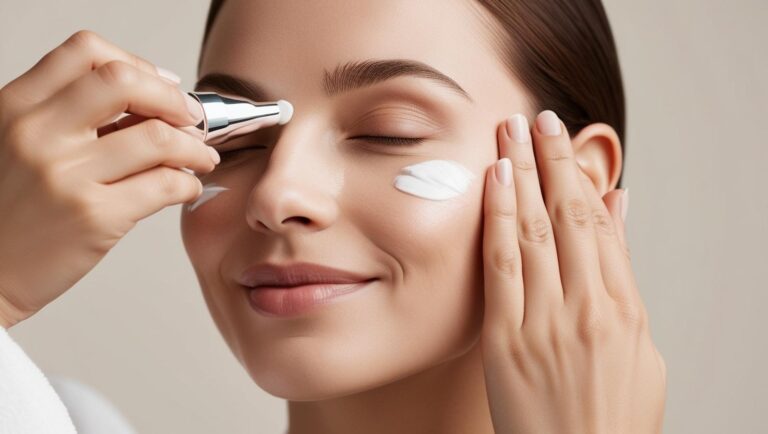 massage eyes to make yourself look younger