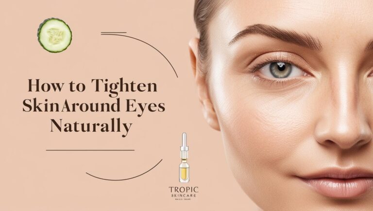 How to Tighten Skin Around Eyes